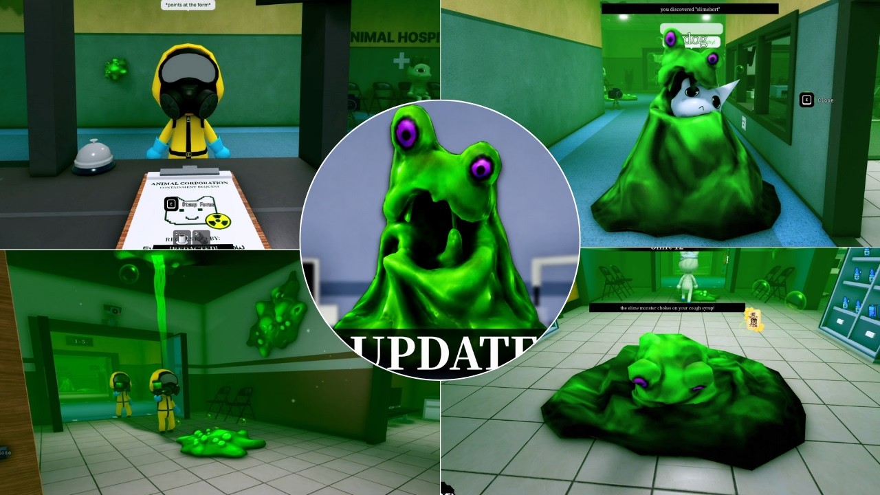 Animal Hospital - NEW Slime Shift & SLIME MONSTER Walkthrough [ROBLOX]