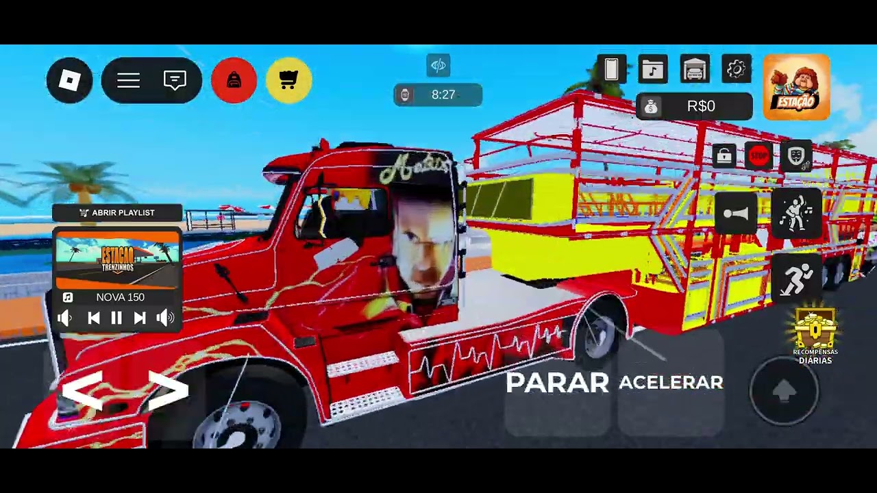 Trabalhando de motorista na carreta matrix evolution 