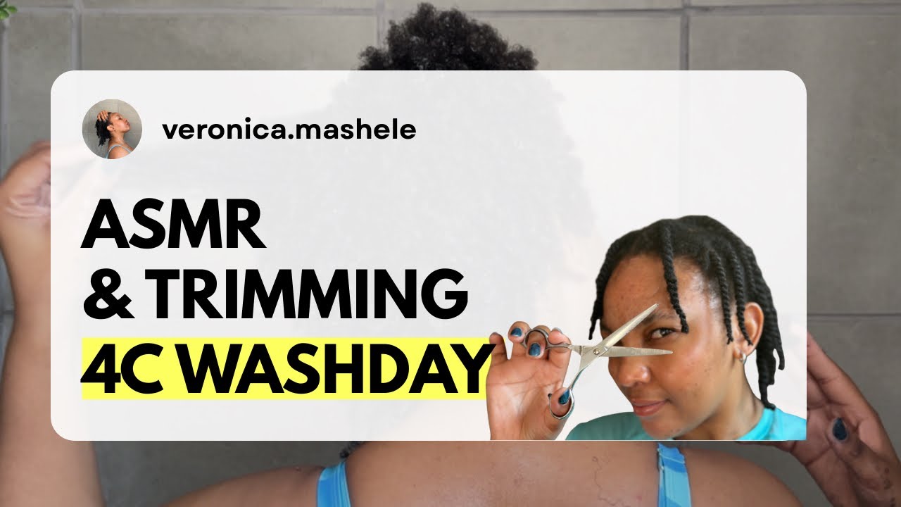 ASMR & Trimming | 4C Washday 
