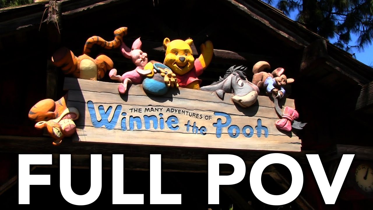 POV of The Many Adventures of Winnie the Pooh at Disneyland