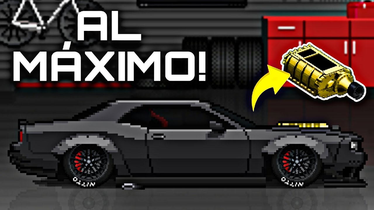 MODIFICANDO UN CHALLENGER SUPERCARGADO AL MÁXIMO (+3300 HP) // Pixel car racer // Pro league