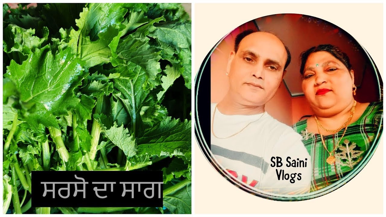 ਸਰੋ ਦਾ ਸਾਗ, Sarson da saag recipe punjabi style