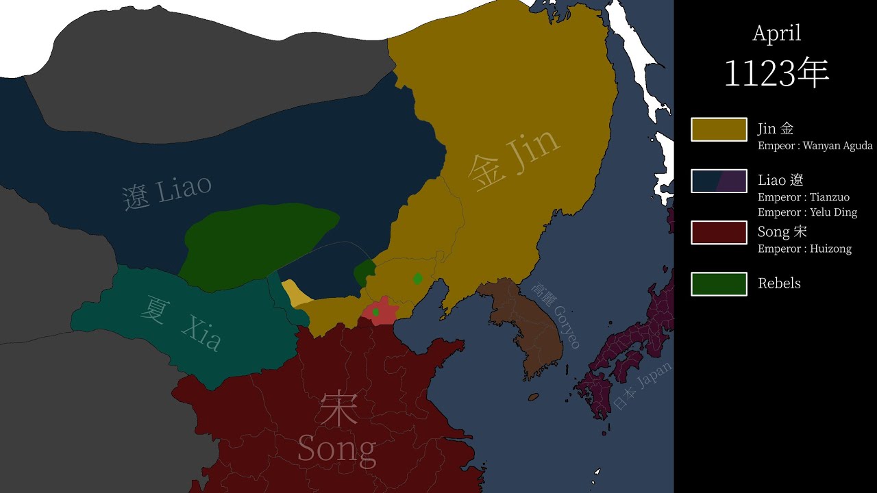 Reign of Wanyan Aguda : Every Month
