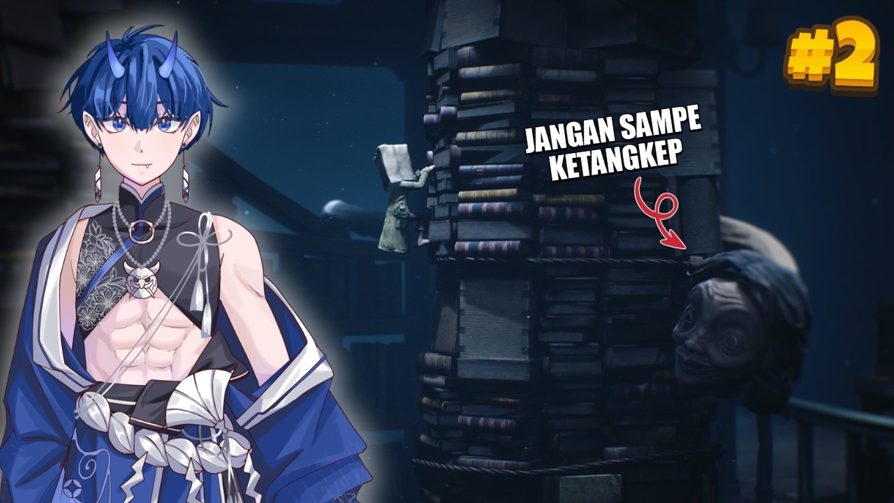 DIKEJAR BU GURU LEHER PANJANG - Little Nightmares 2 Indonesia