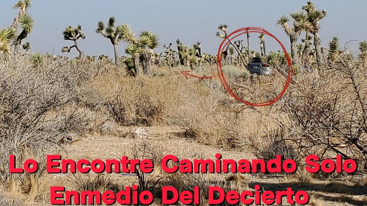 Caminando Solo Enmedio Del DECIERTO Asi Encontre Este SEÑOR  Ya De Edad Avansada 