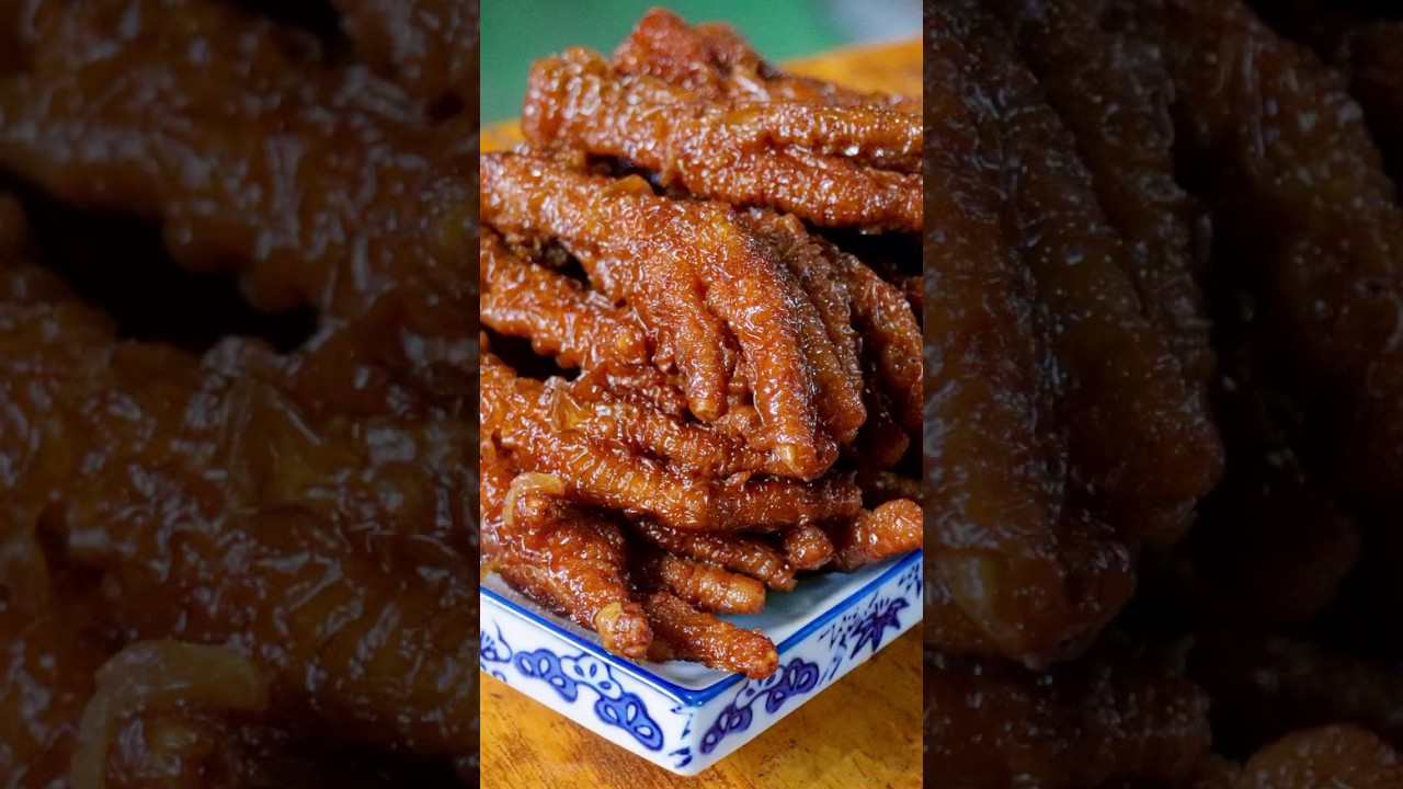 Braised Chicken Feet #cooking #shorts #recipe #food #chickenfeet