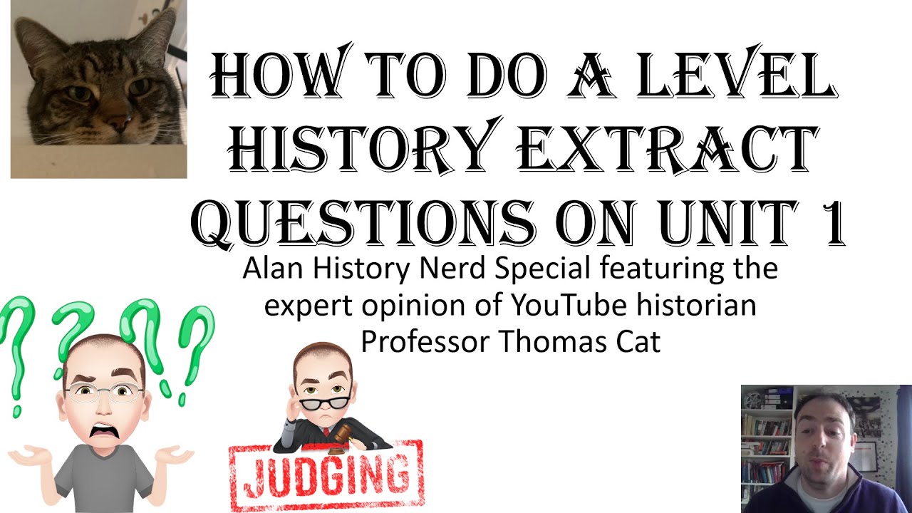 A Level History: How to do an Extract Question