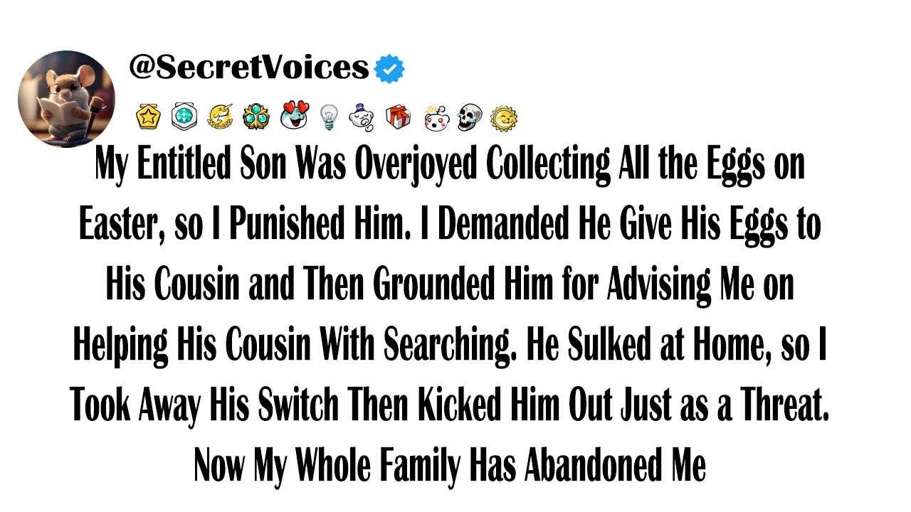 My Entitled Son Was Overjoyed Collecting All the Eggs on Easter, so I Punished Him. I Demanded He...