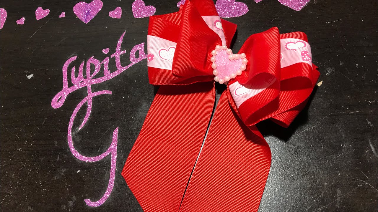 Moño doble 2 San Valentín 💕
