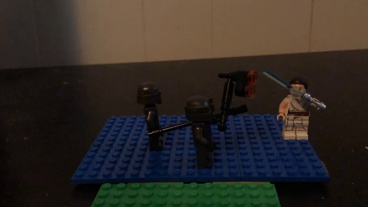 Knights of ren vs rey. Lego stop motion