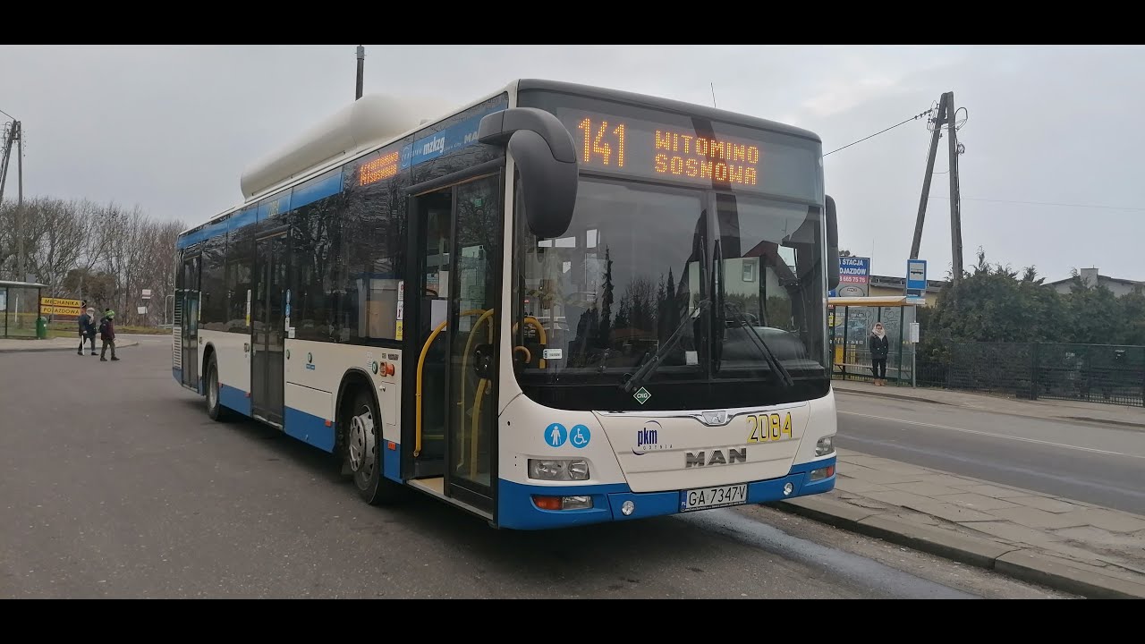 Autobusem po Gdyni. Linia 141. Pogórze Górne - Witomino Sosnowa