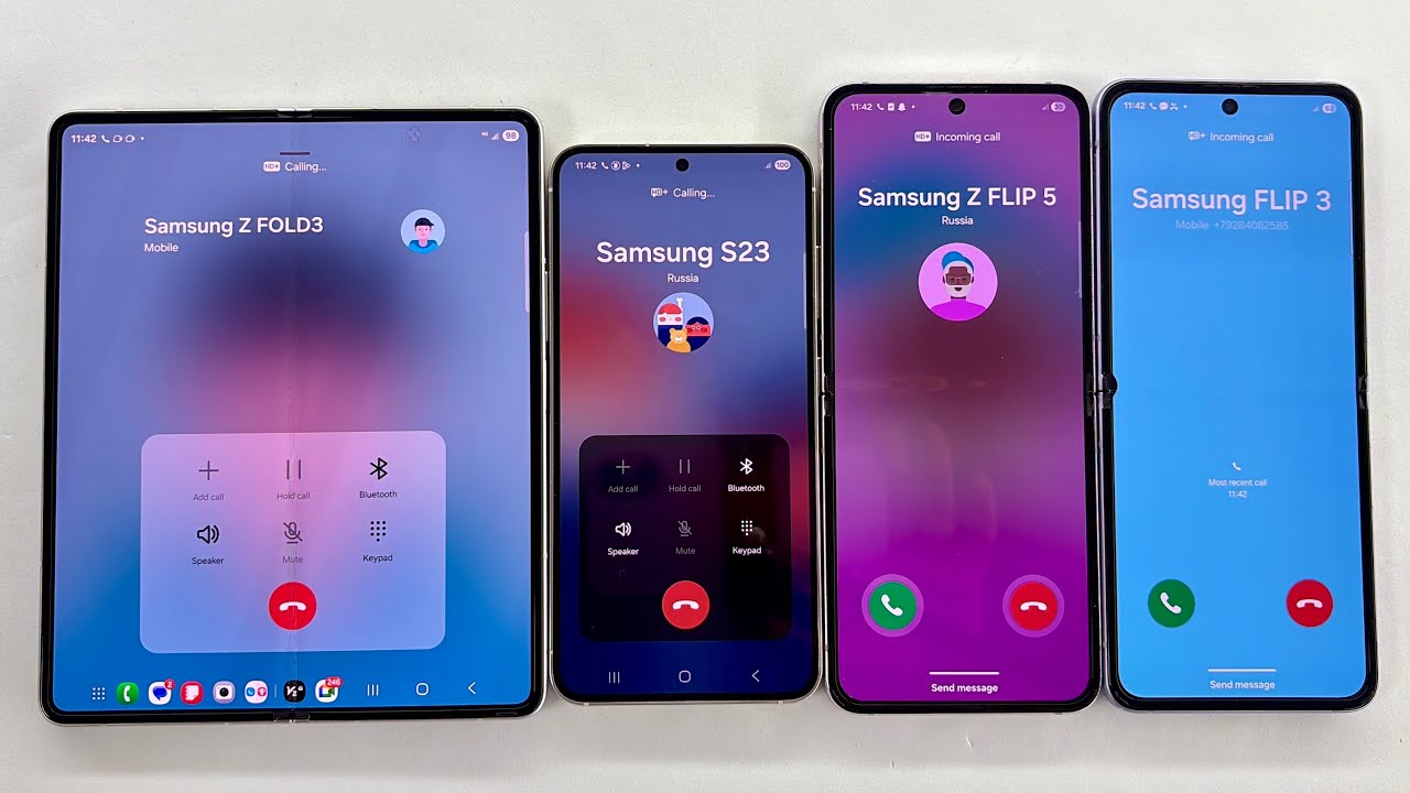 Incoming + Outgoing Call Samsung Z Fold 3, Galaxy Z Flip 3, Galaxy Z Flip 5, Galaxy A23 