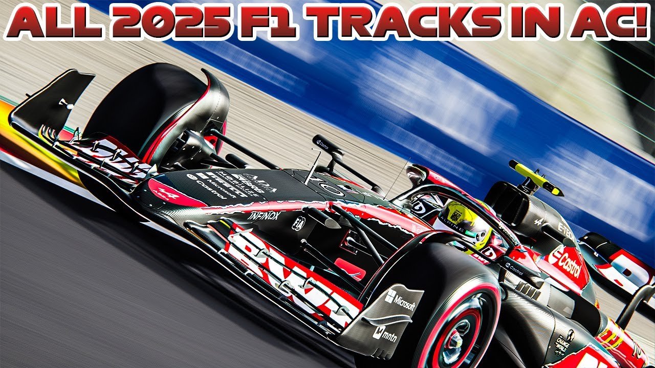 All 2025 F1 Tracks in Assetto Corsa!
