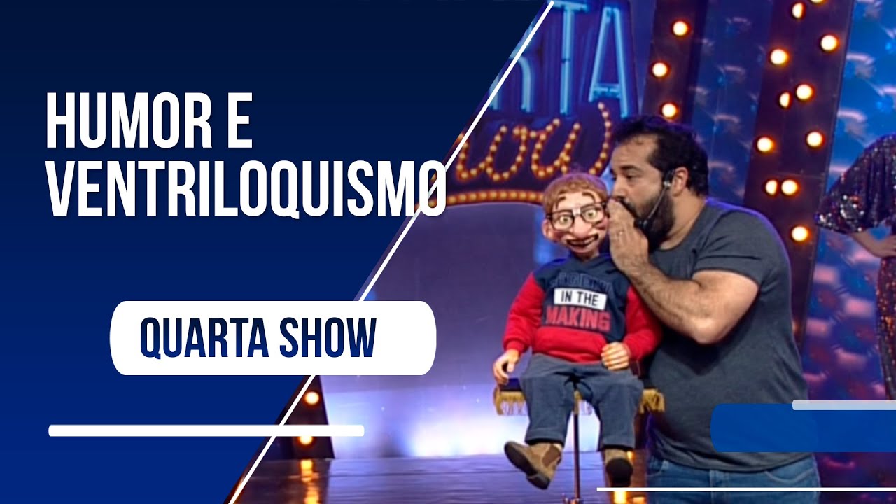 Diversão e alegria com a mistura de humor e ventriloquismo