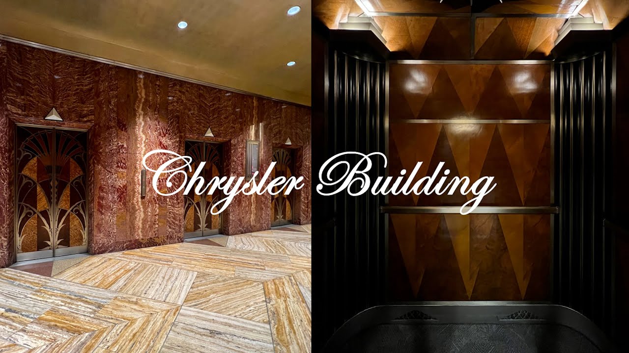 GORGEOUS OTIS Traction Elevators - The Chrysler Building - New York, NY