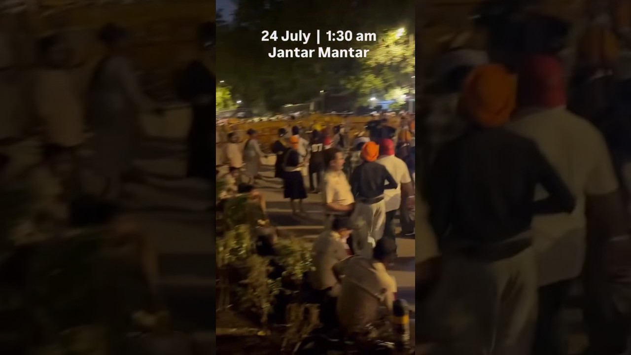 live update 24 July Jantar Mantar #delhi #shorts