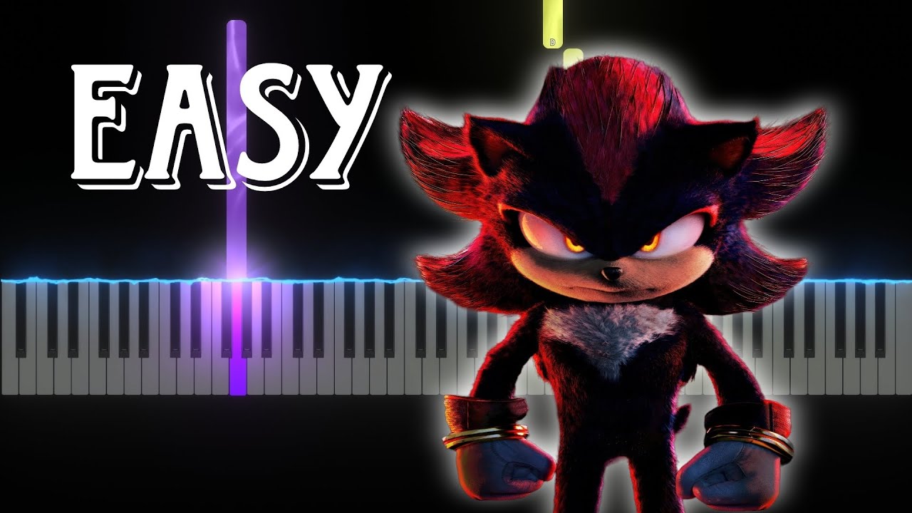 Sonic The Hedgehog 3 - Neon (One OK Rock) Easy Piano Tutorial
