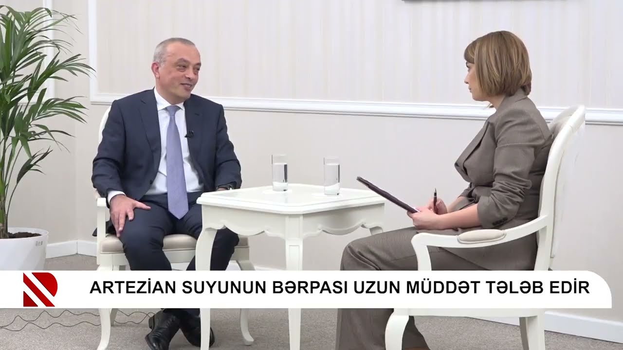 Azərbaycan Dövlət Su Ehtiyatları Agentliyinin sədri Zaur Mikayılovun REAL TV-ə müsahibəsi 03 05 2024