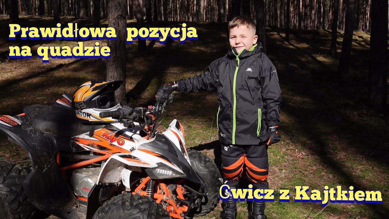 Nauka jazdy na quadzie | Dla początkujących | Kayo AT110