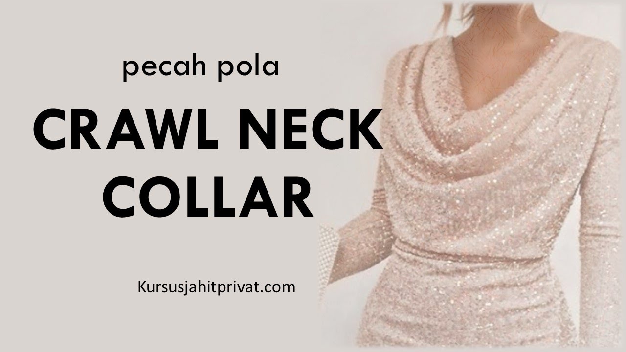 10 - PECAH POLA COWL NECK COLLAR