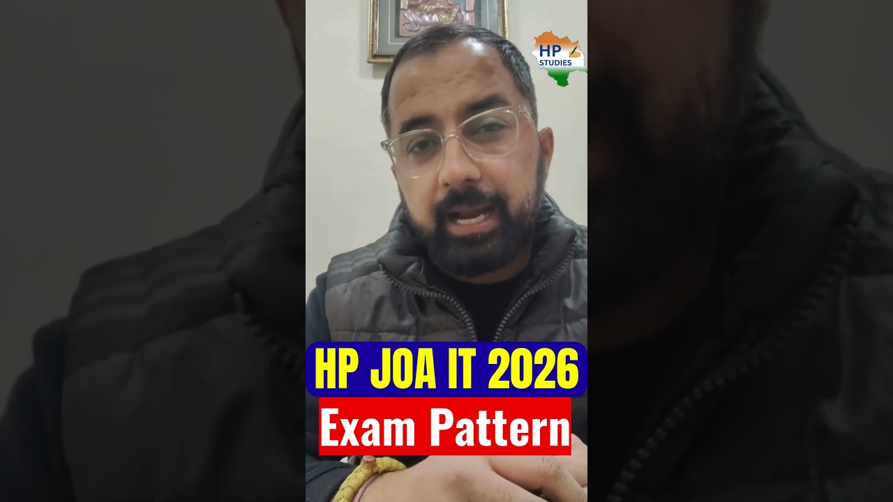 HP JOA (IT) 2026 | Exam Pattern | Complete Details #hpjoait2026 #hpjoait #hpjoa #hpstudies#hprca
