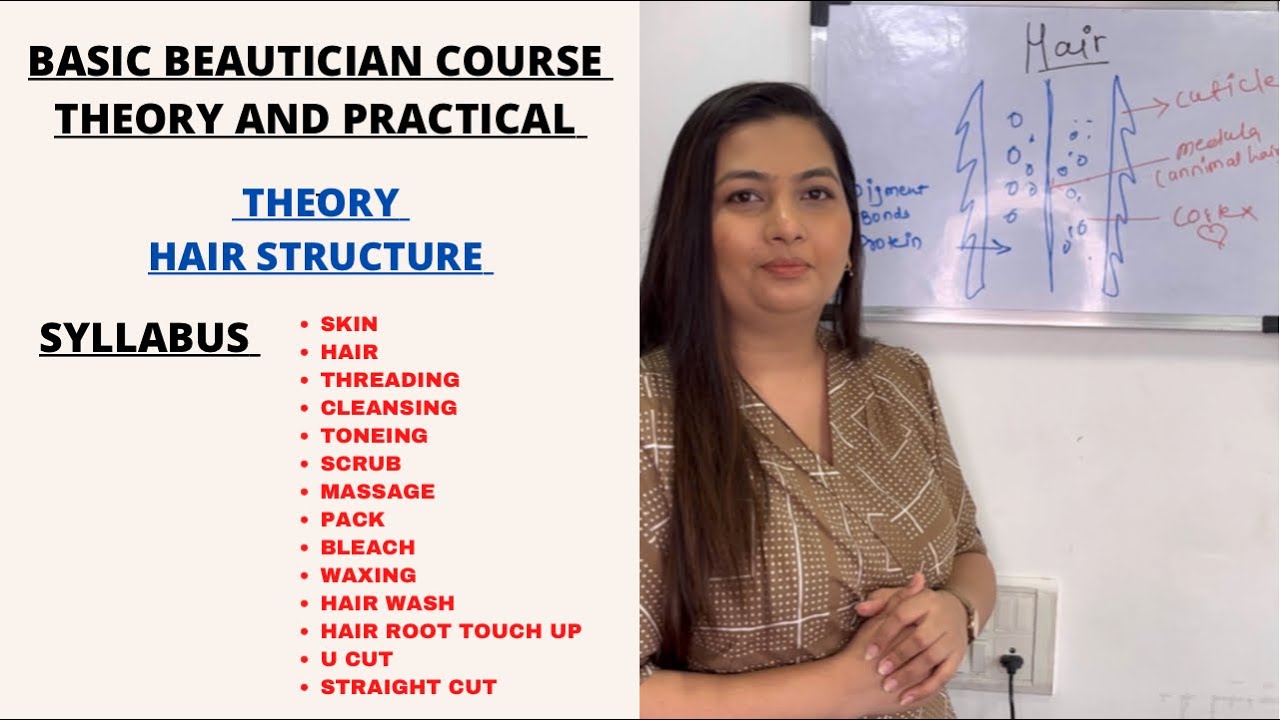 Basic beautician course …hair structure…