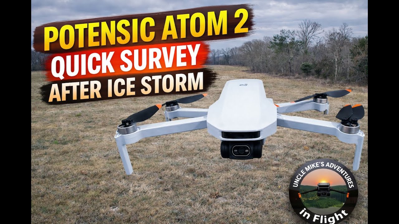 Potensic Atom 2:   Quick Survey after Ice Storm