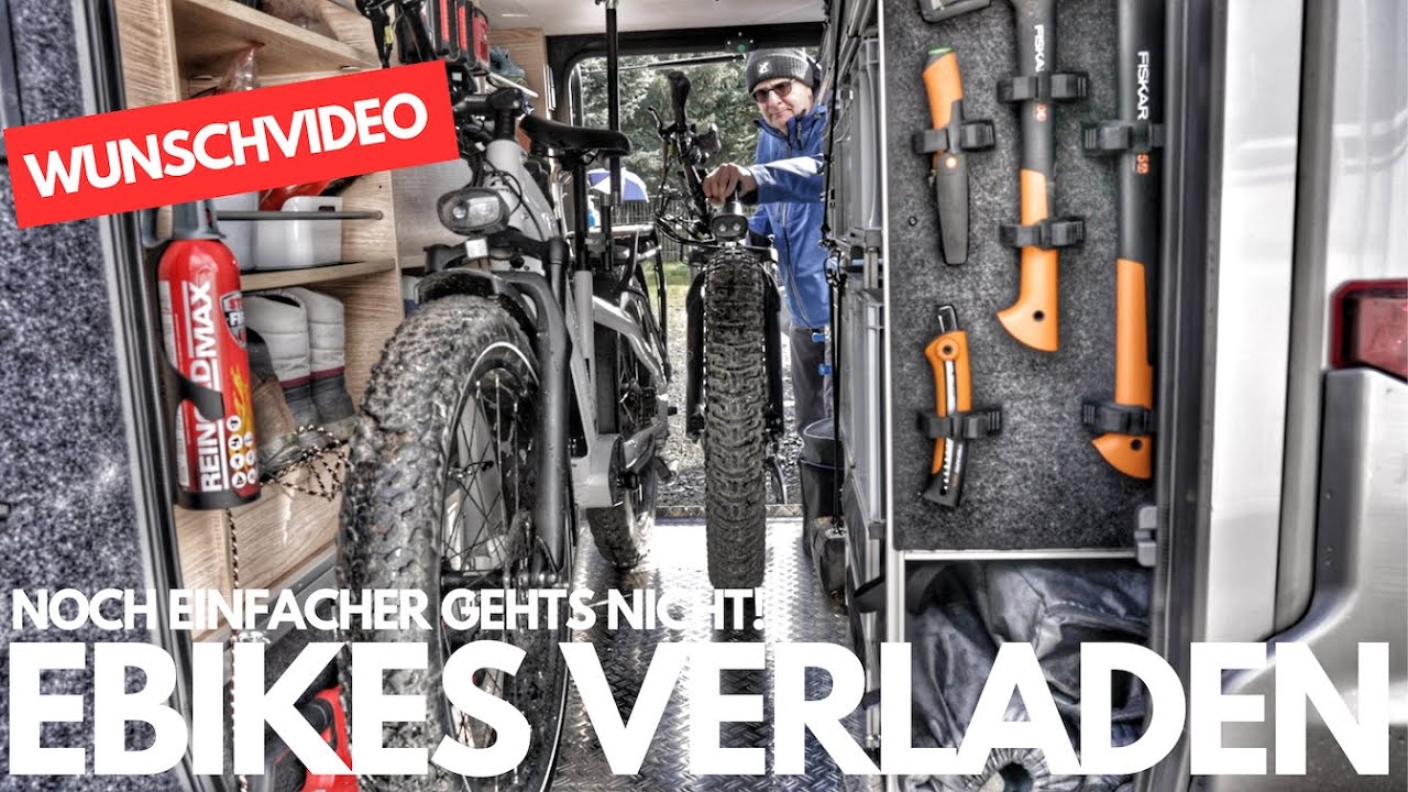 E-Bikes 🚲 verladen - Wunschvideo - Wie verladen wir unsere Fatbikes?