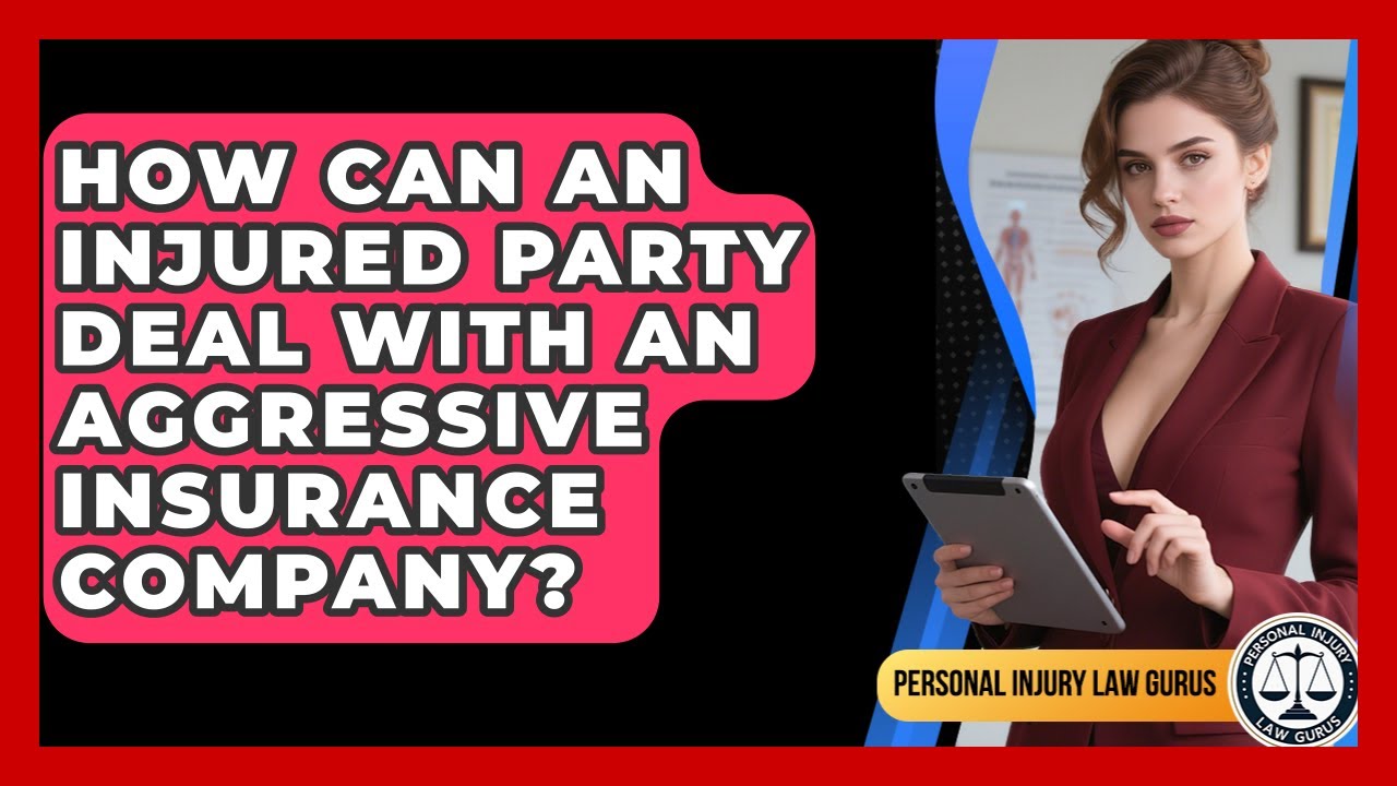 How Can An Injured Party Deal With An Aggressive Insurance Company? - Personal Injury Law Gurus