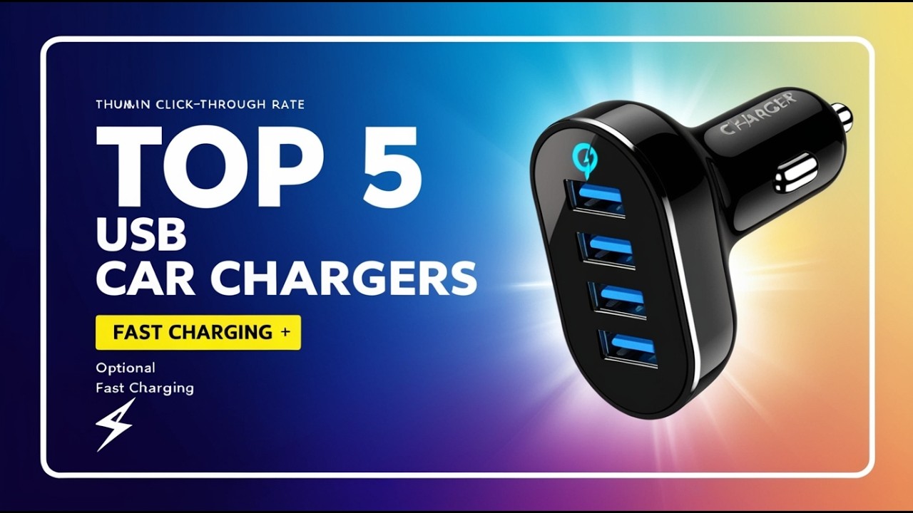 Top 5 Best USB Car Chargers 2026 ⚡ Fast Charging Car Adapters