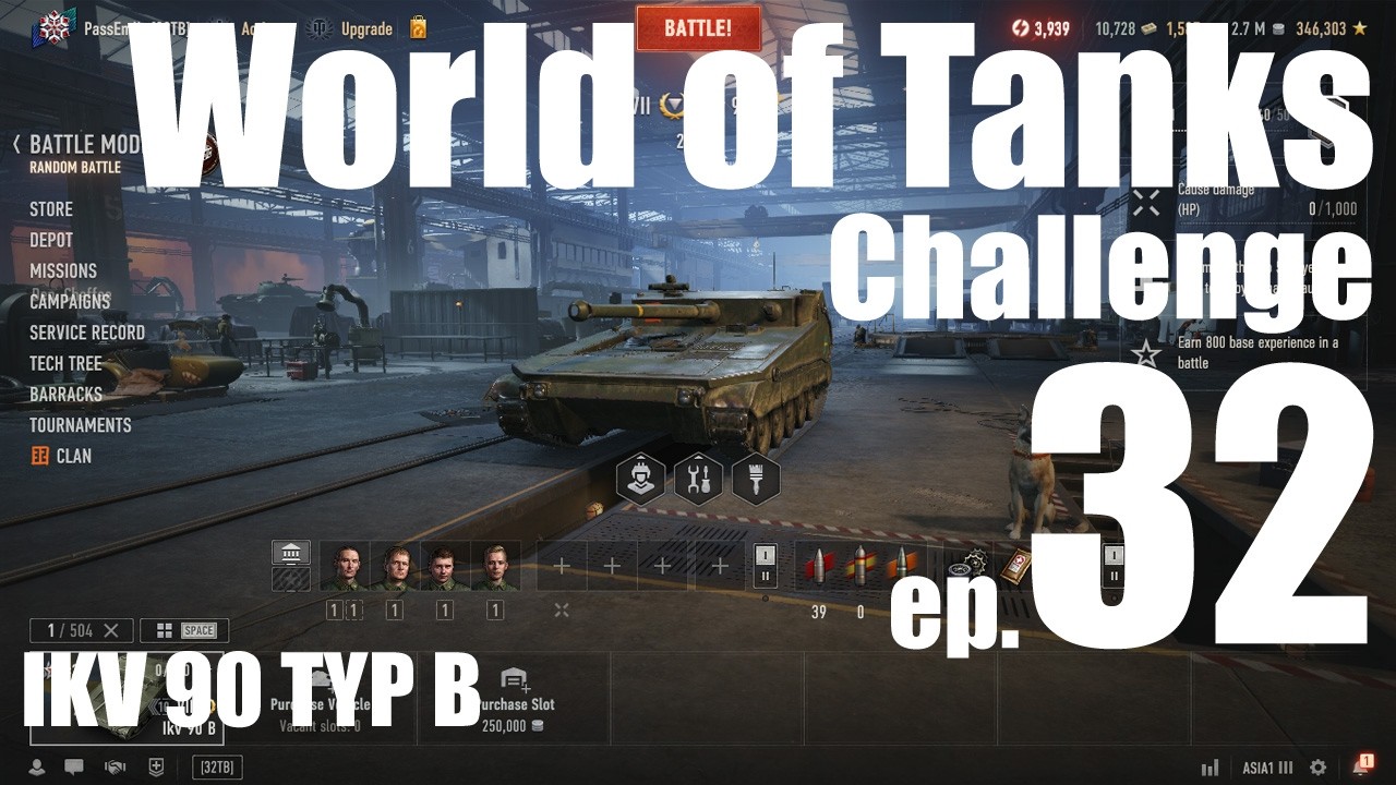 World of Tanks - WOTFGC ep.32 - IKV 90 TYP B /นึกว่าจะมาทางนี้