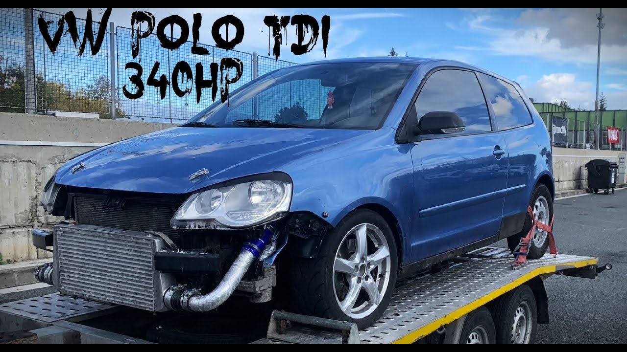 #VW POLO TDI PD 340HP @ TURBO GTB2571VK 3.0BAR+ @ FIRAD 160% - DBILAS 272° ETC... FWD DIESEL STREET