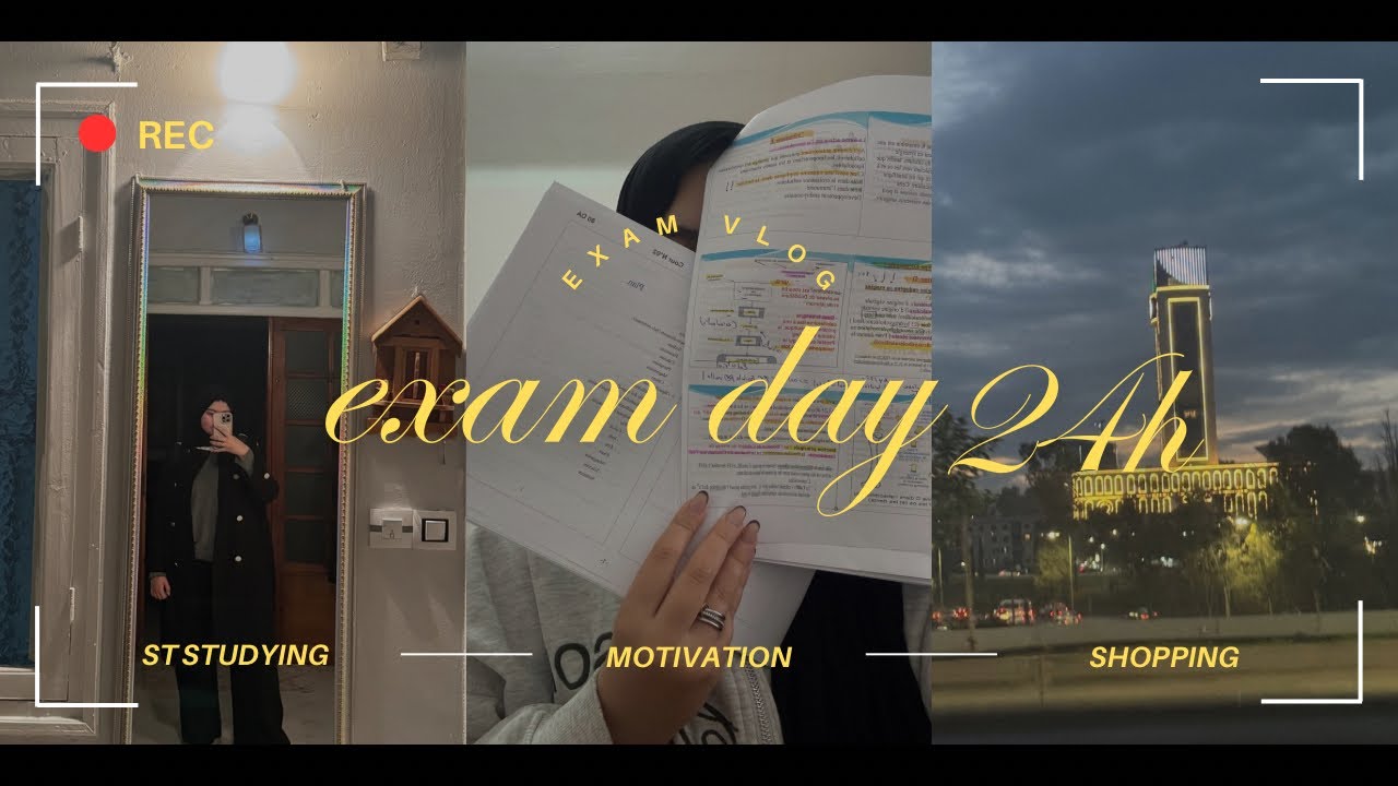 Vlog:هيا تفوتوا معايا examen du digestif 😭 sec year med student |vlog: come with me to pass my exam👀