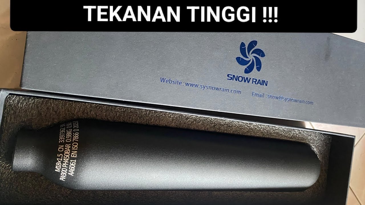 TABUNG PCP REKOMENDASI UNTUK TEKANAN TINGGI ? INI SAJA SNOW RAIN #predatortactical #jualsenapanmurah