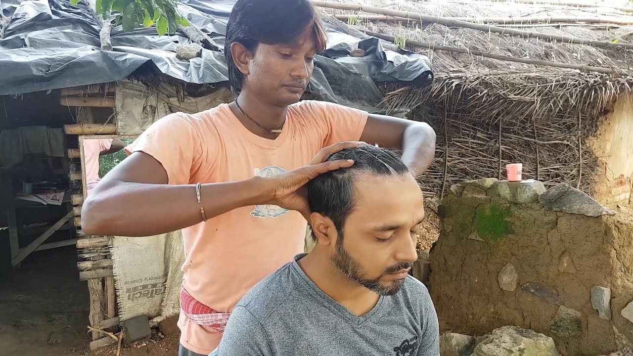 ASMR Street Barber Head Massage | Headphones Recommended