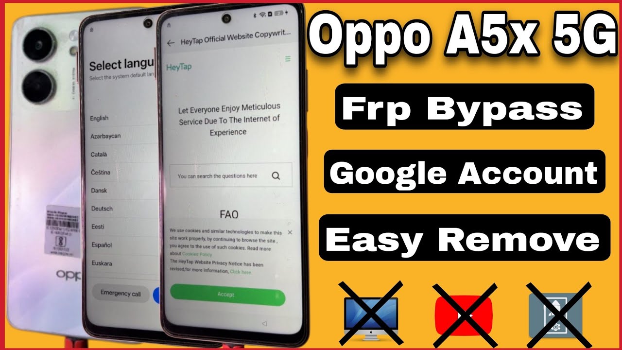 Oppo A5x 5G Frp Bypass || Google Account Remove || Without Pc Solve #jamobilerepair 