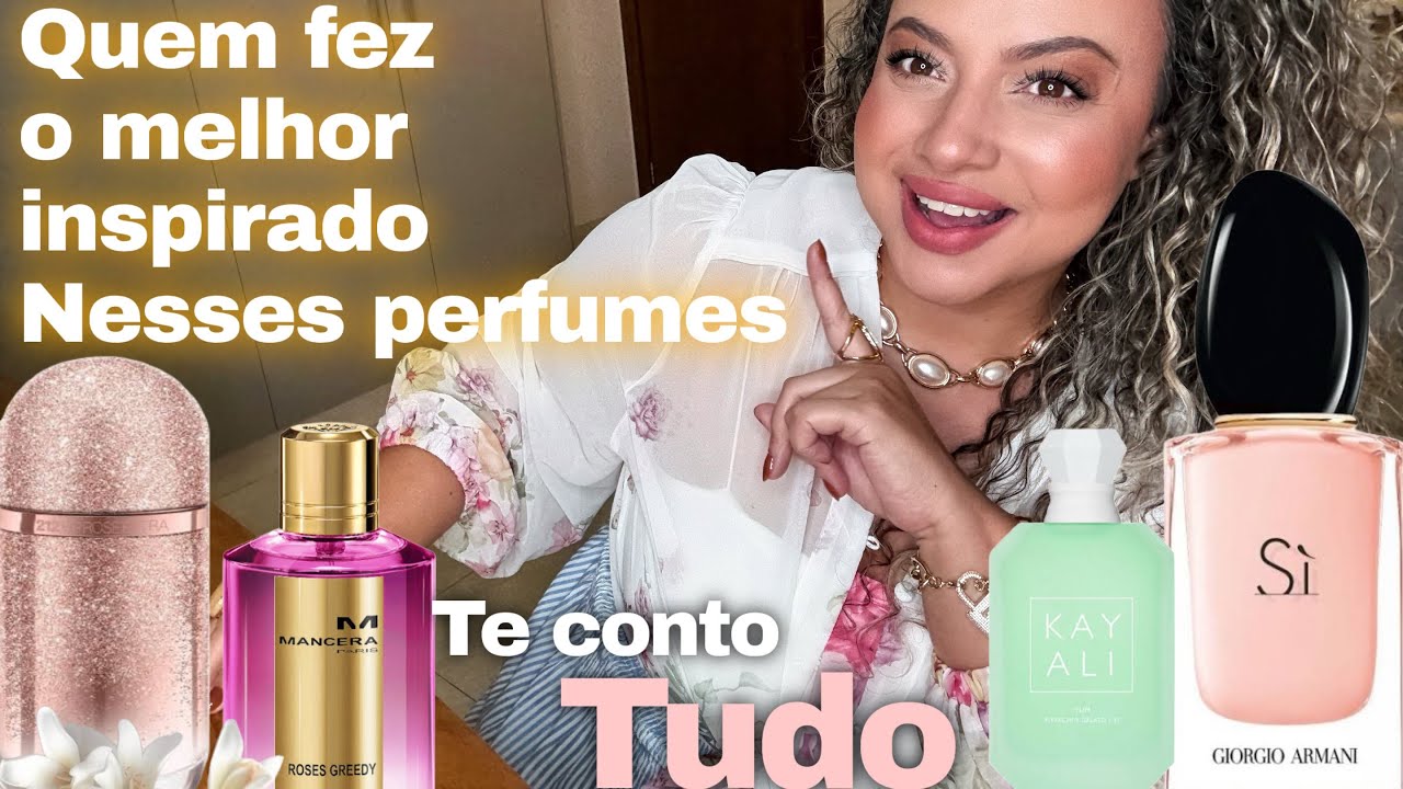 Essas escolhas não tem erro; Parfun fez o melhor inspirado nesses perfumes 