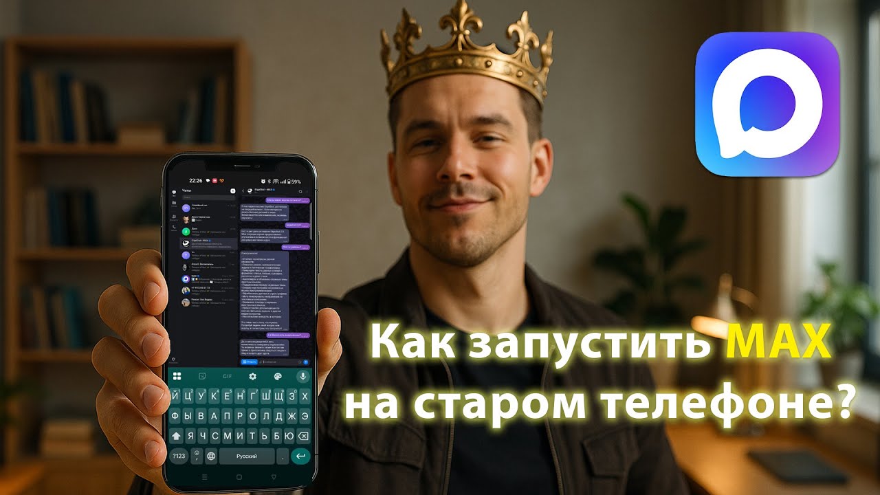 Как установить мессенджер MAX на старый телефон с Android 9, 8, 7?