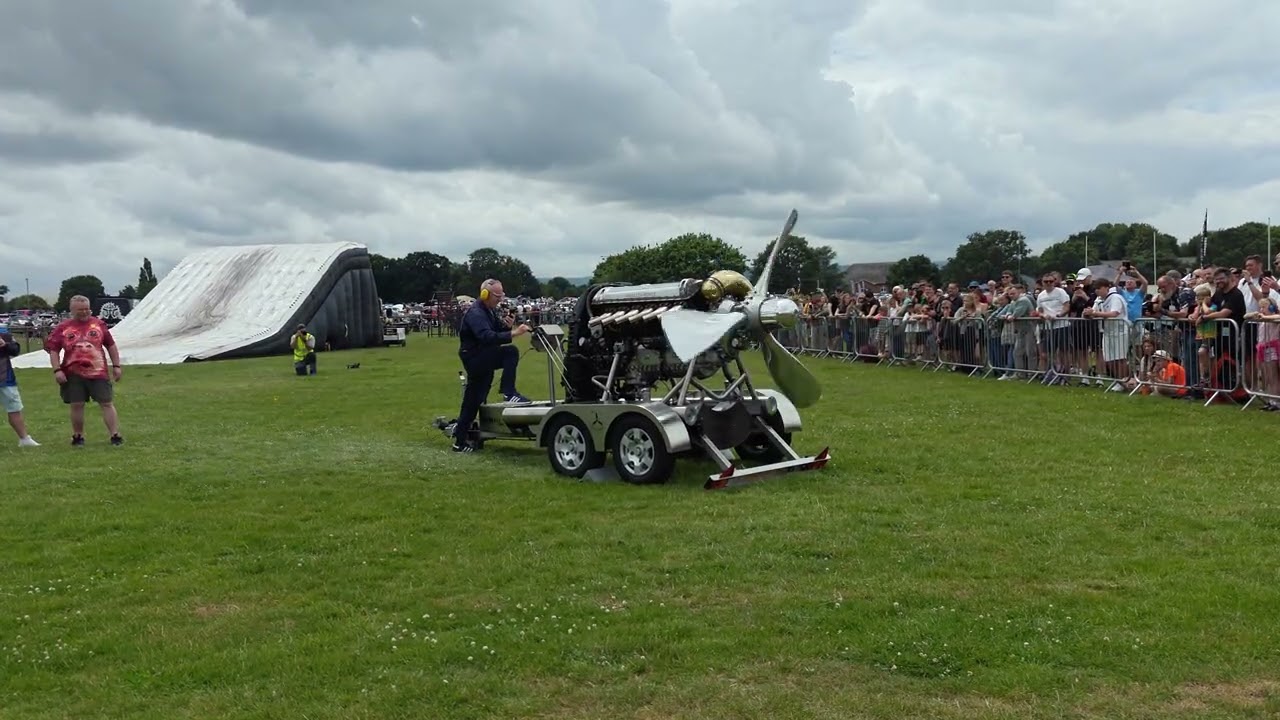 Rolls Royce Merlin Engine Display. BHP Fuel Fest 2025, Exeter. Unedited. Filmed in 8k on #OnePlus13