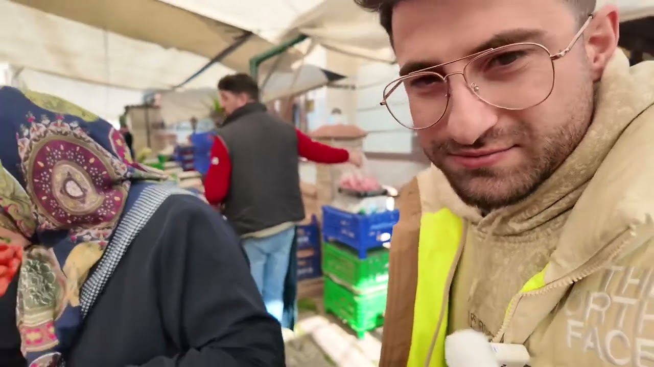 Annem Ben Pazarcılara Tepside Yemek Hazırladık, Pazar Alışverişi Kahvaltı