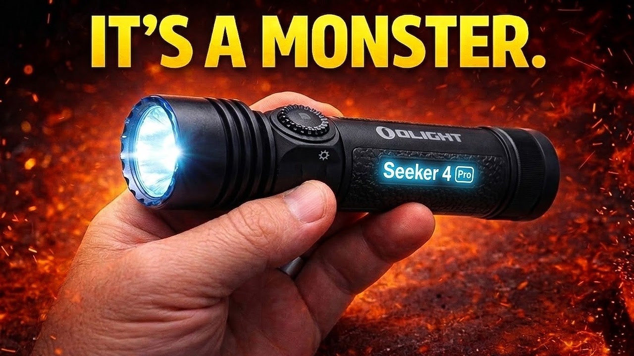 Обзор фонаря Olight Seeker 4 Pro: 4600 люмен и функции, которых я НИКОГДА раньше не видел!