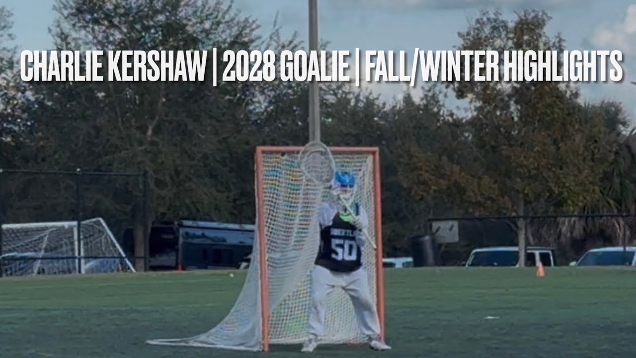 Charlie Kershaw 2028 Goalie | Fall/Winter Highlights 