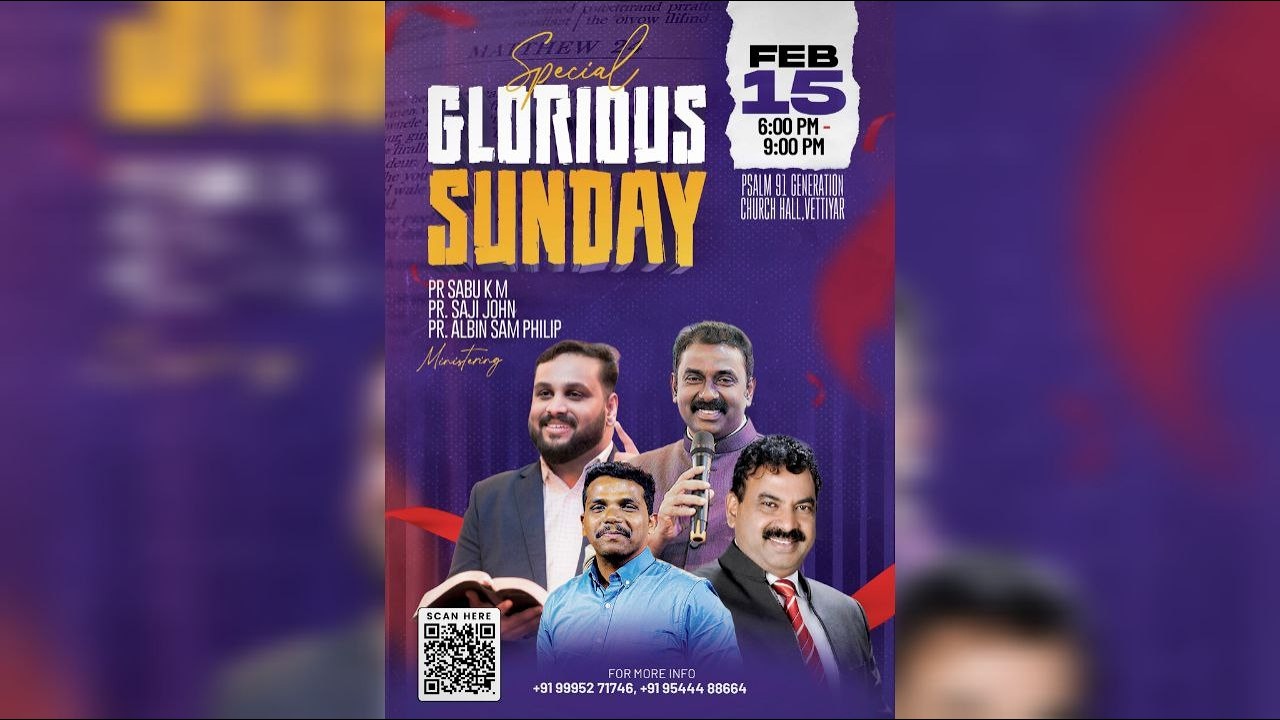 🔥 GLORIOUS SUNDAY LIVE | A Night of Power & Breakthrough