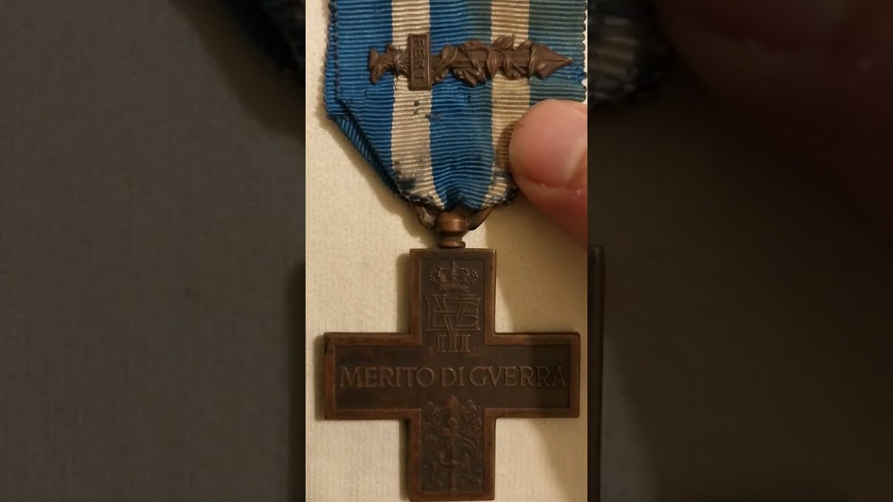Il medagliere di un soldato della prima guerra mondiale.