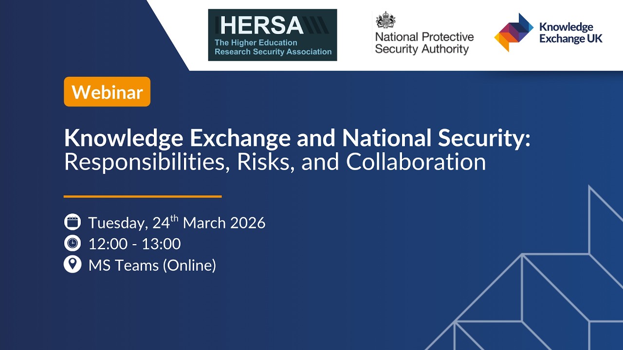 Knowledge Exchange and National Security Responsibilities, Risks, and Collaboration