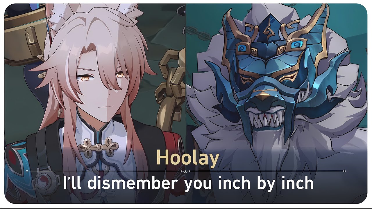 Jiaoqiu Gets Threatened to be Dismembered by Hoolay (Cutscene) | Honkai Star Rail 2.4