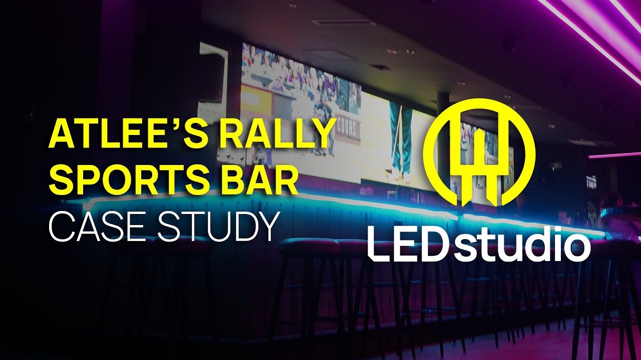LED Studio transforms customer experience for opening night at Atlees Ralley Sports Bar