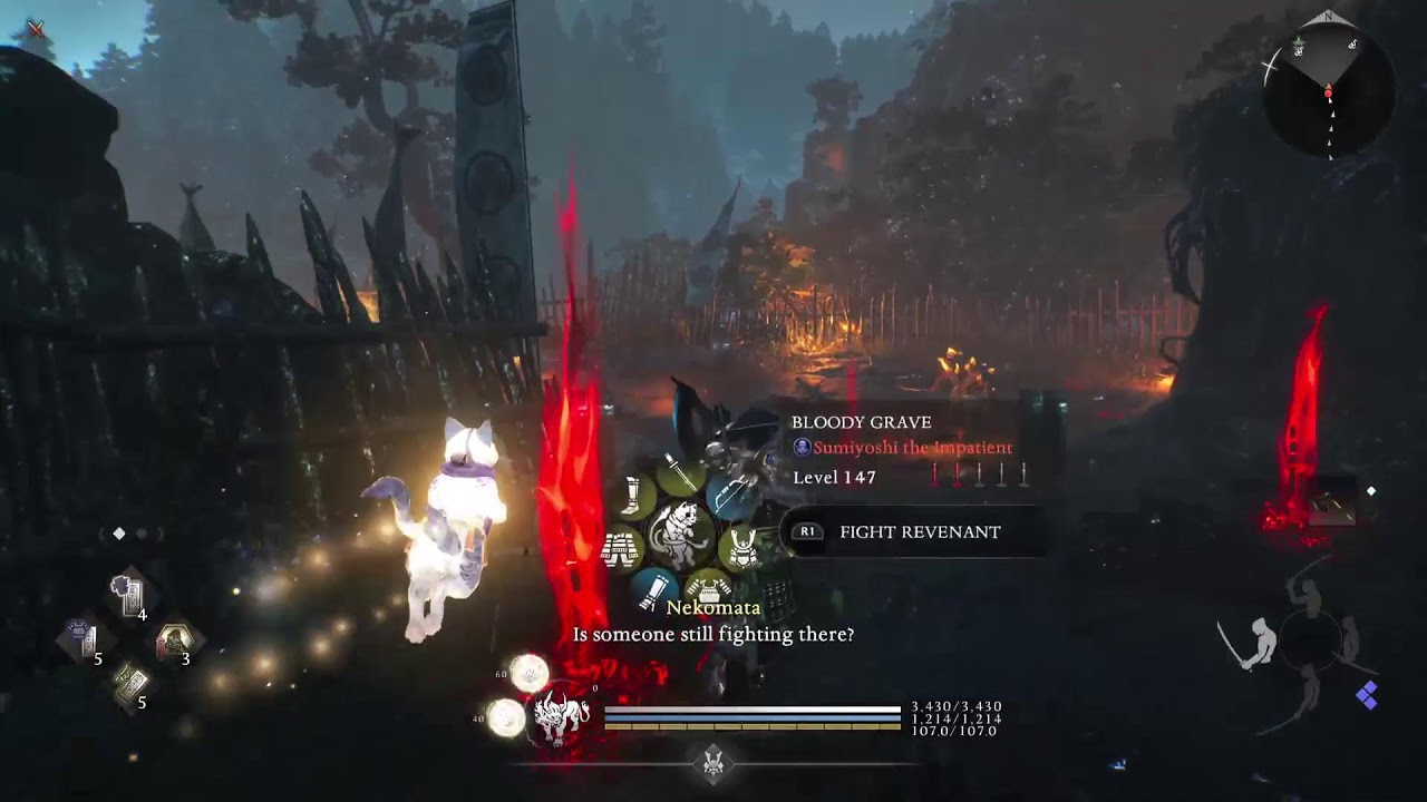 Nioh 3 New Game + Shogun's Journey OP axe build