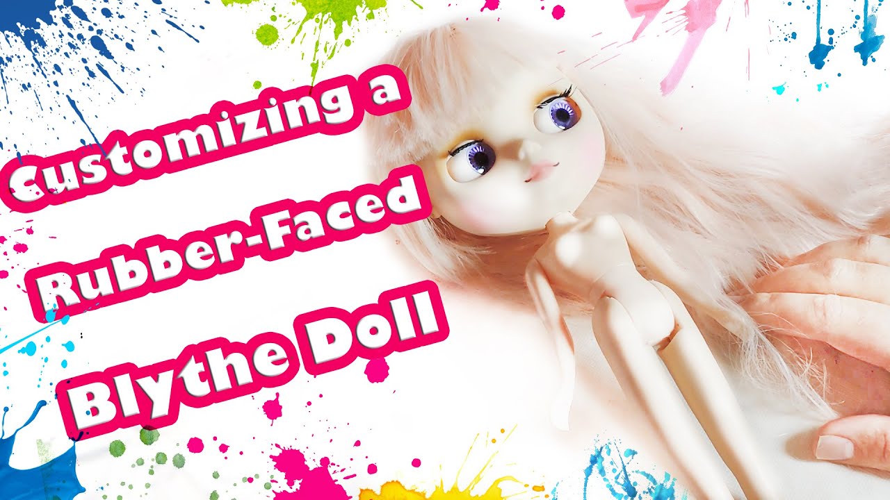 Unboxing and Customizing a Rubber-Faced Blythe doll - Part 1