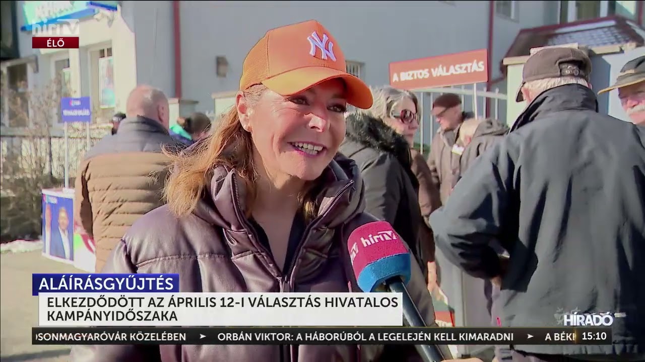 Elkezdődött az április 12-i választás hivatalos kampányidőszaka - HírTV
